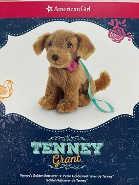 American Girl Tenney’s Pet Golden Retriever Grant country singer Dog in box